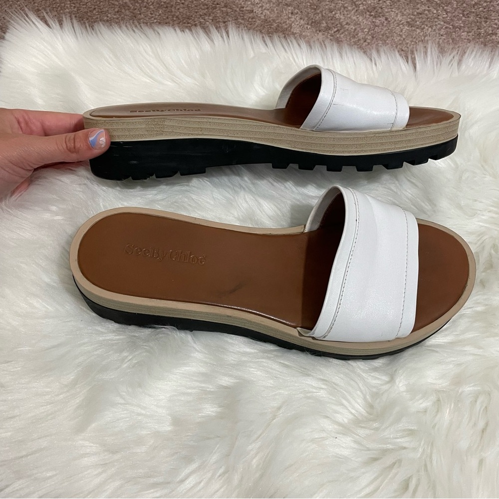 See By Chloe Robin Platform Slides - image 4